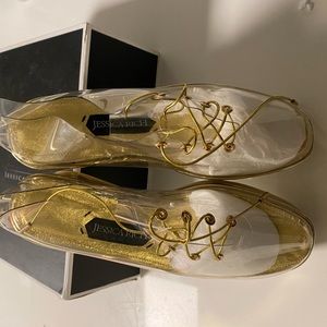 Jessica Rich PVC wedge Oxford